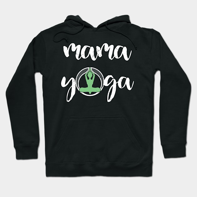 Mama Yoga Hoodie by PixelArt